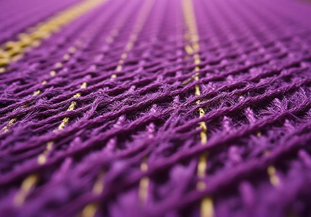 Abstract pattern of woven threads representing data protection